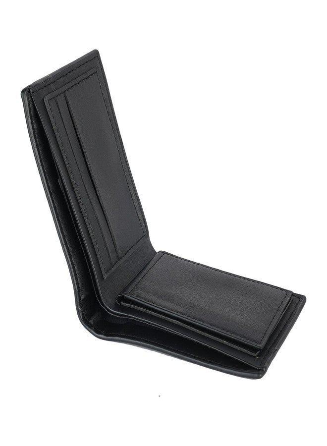 ZEVORA Men Travel, Trendy, Casual Black Leather Wallet (3 Card Slots) - Image 5